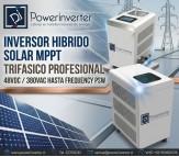 INVERSOR HIBRIDO TRIFÁSICO 48VDC/380VAC 9000W PSW 